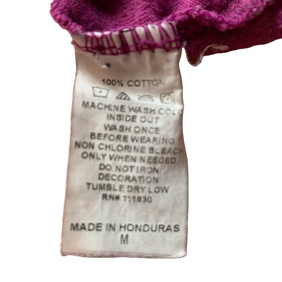 DISNEYLAND - Disney Minnie Mouse Purple fushsia tshirt with rhinestones - Medium - Picture 8 of 8